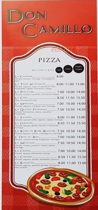 Don Camillo — carte page 2