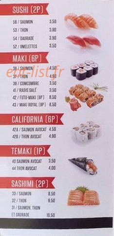Konnichiwa — carte page 1