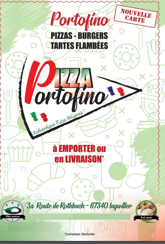 Pizzeria   portofino — carte page 1