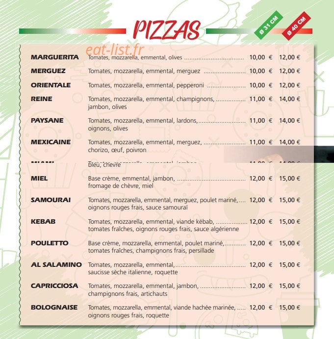 Pizzeria   portofino — carte page 4