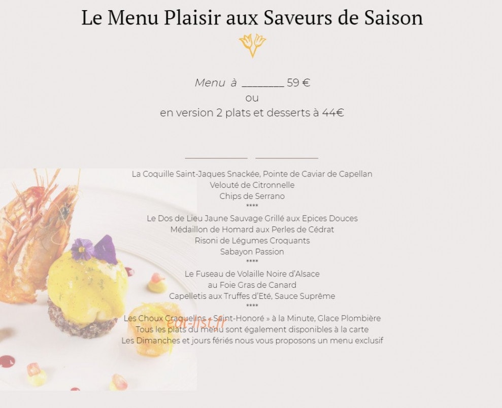 A l'Agneau — carte page 2