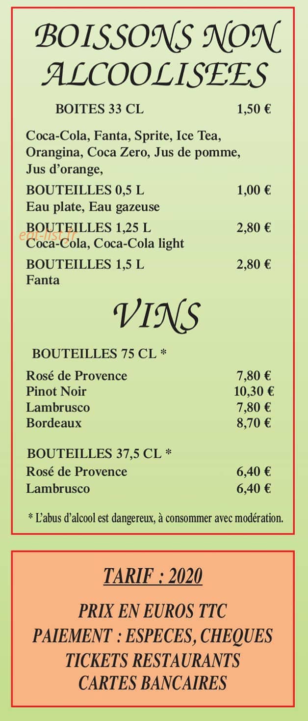 Pizza Len's — carte page 5