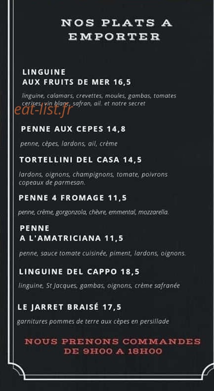 Restaurant Chez Maxime — carte page 3