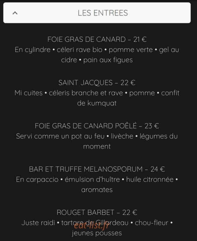 La Source des Sens — carte page 1