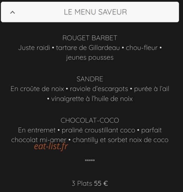 La Source des Sens — carte page 5