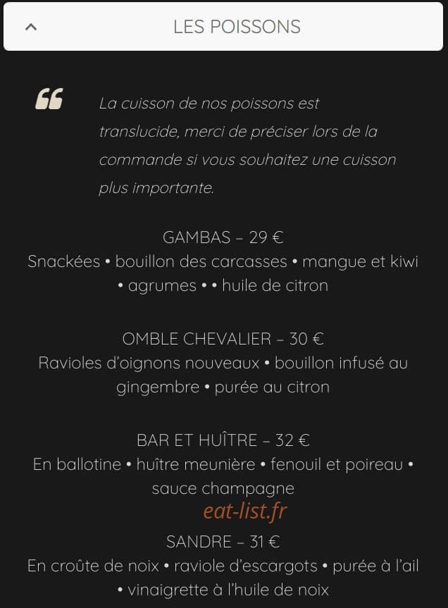La Source des Sens — carte page 2