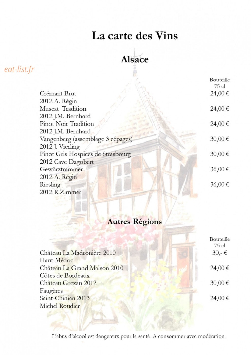 La Ferme de Marie Hélène — carte page 3