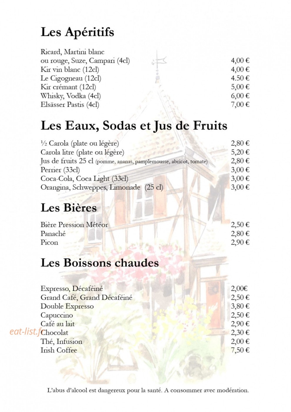 La Ferme de Marie Hélène — carte page 2