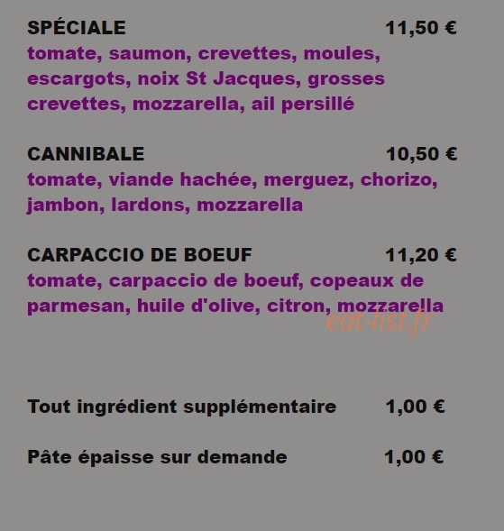 Les Secrets de la Laiterie — carte page 4