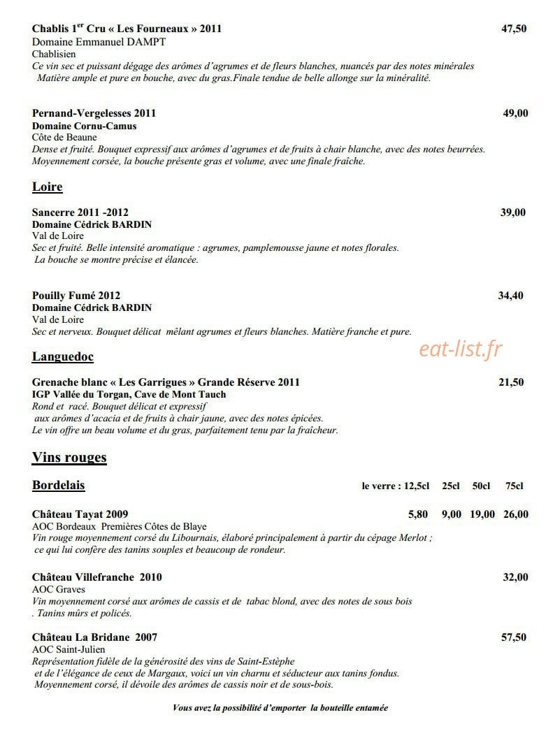 La Cour de Lise — carte page 7