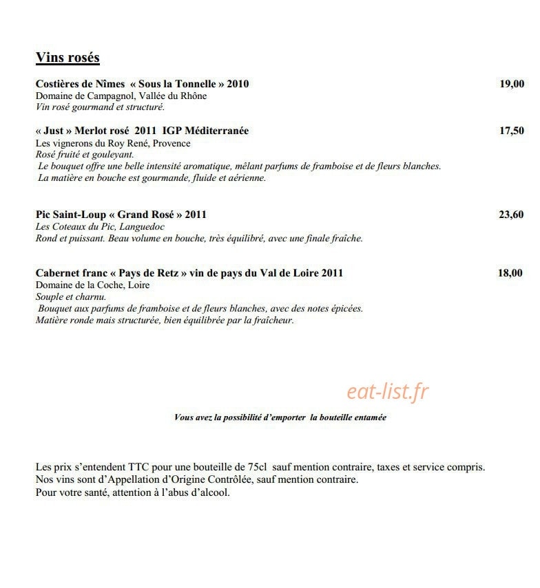 La Cour de Lise — carte page 10