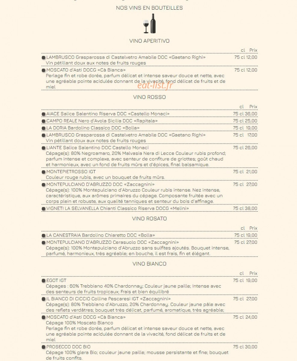 Chez Gopi — carte page 5