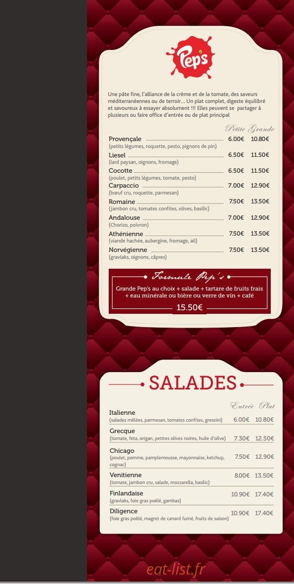 La Diligence — carte page 2
