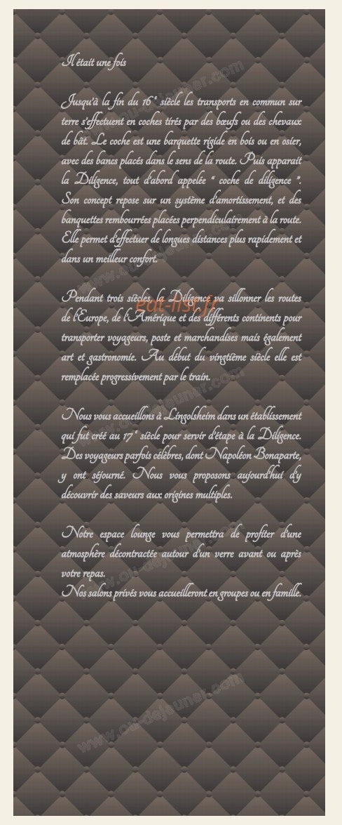 La Diligence — carte page 6