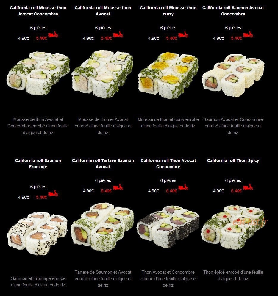 Sushi House — carte page 9