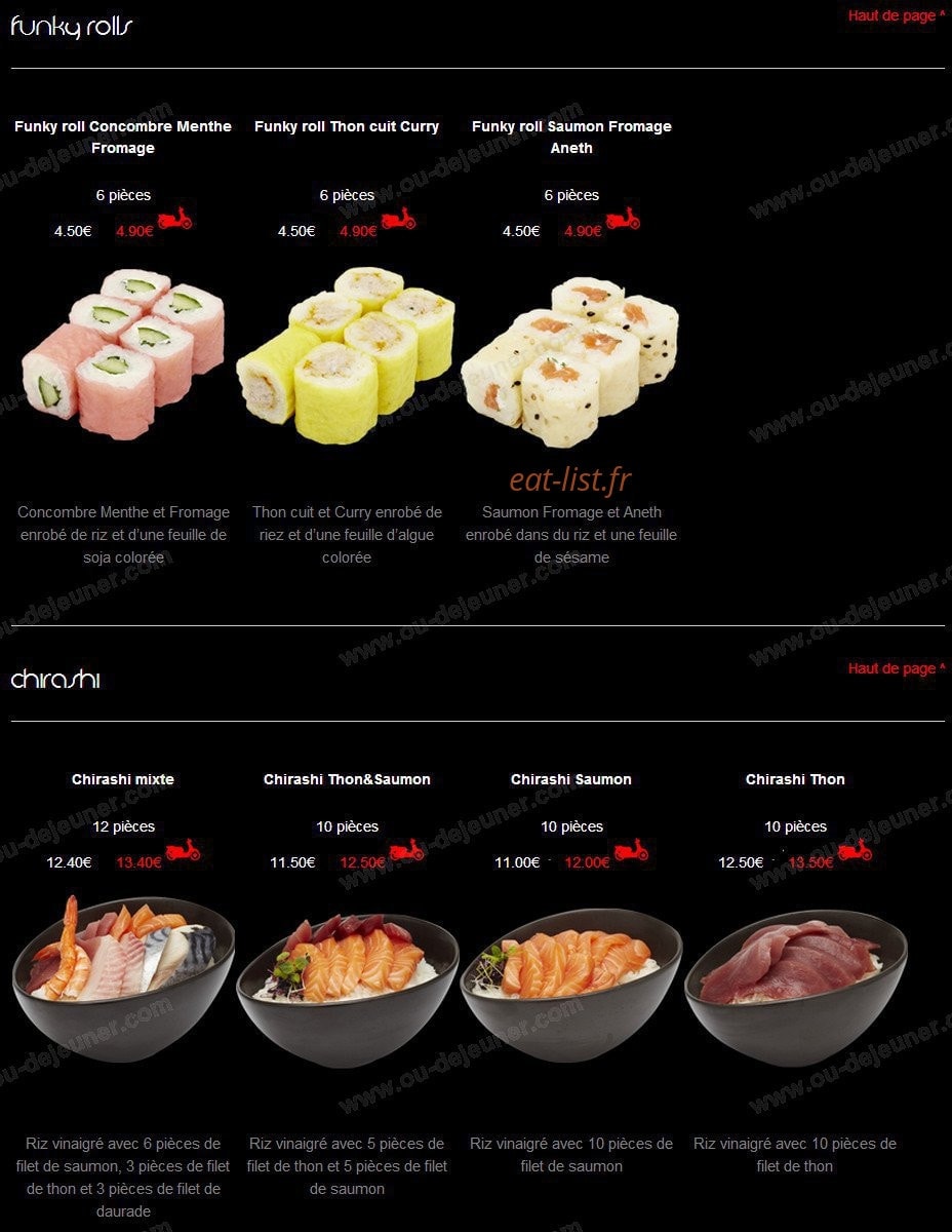 Sushi House — carte page 10
