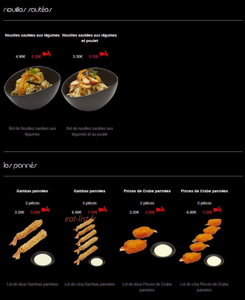 Sushi House — carte page 11