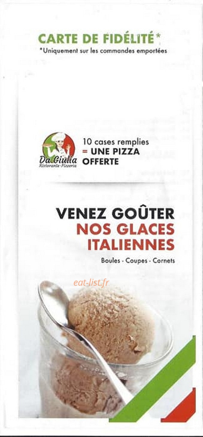 Da Giulia — carte page 5