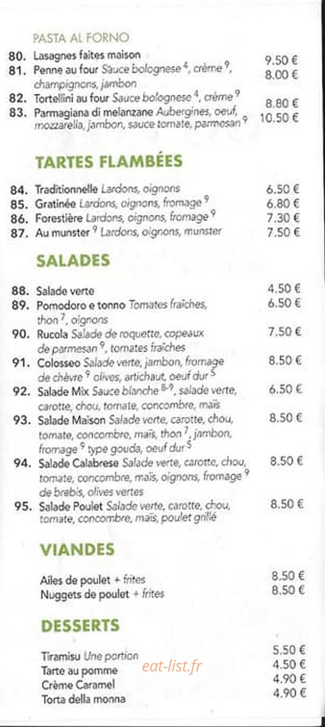 Da Giulia — carte page 4