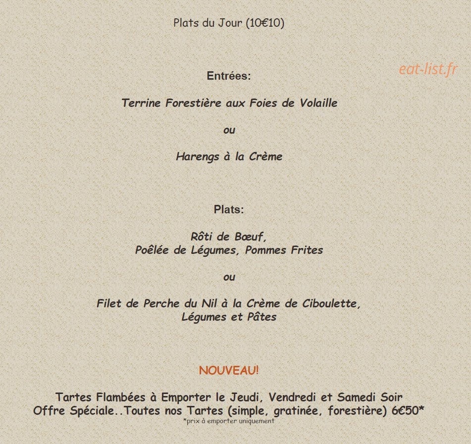 Au Bon Coin — carte page 1