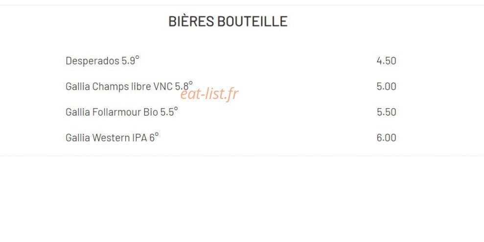 Chez Yang — carte page 19