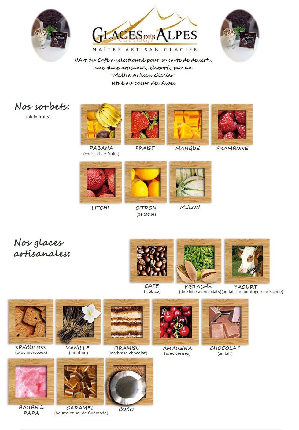 L'Art du Café — carte page 7