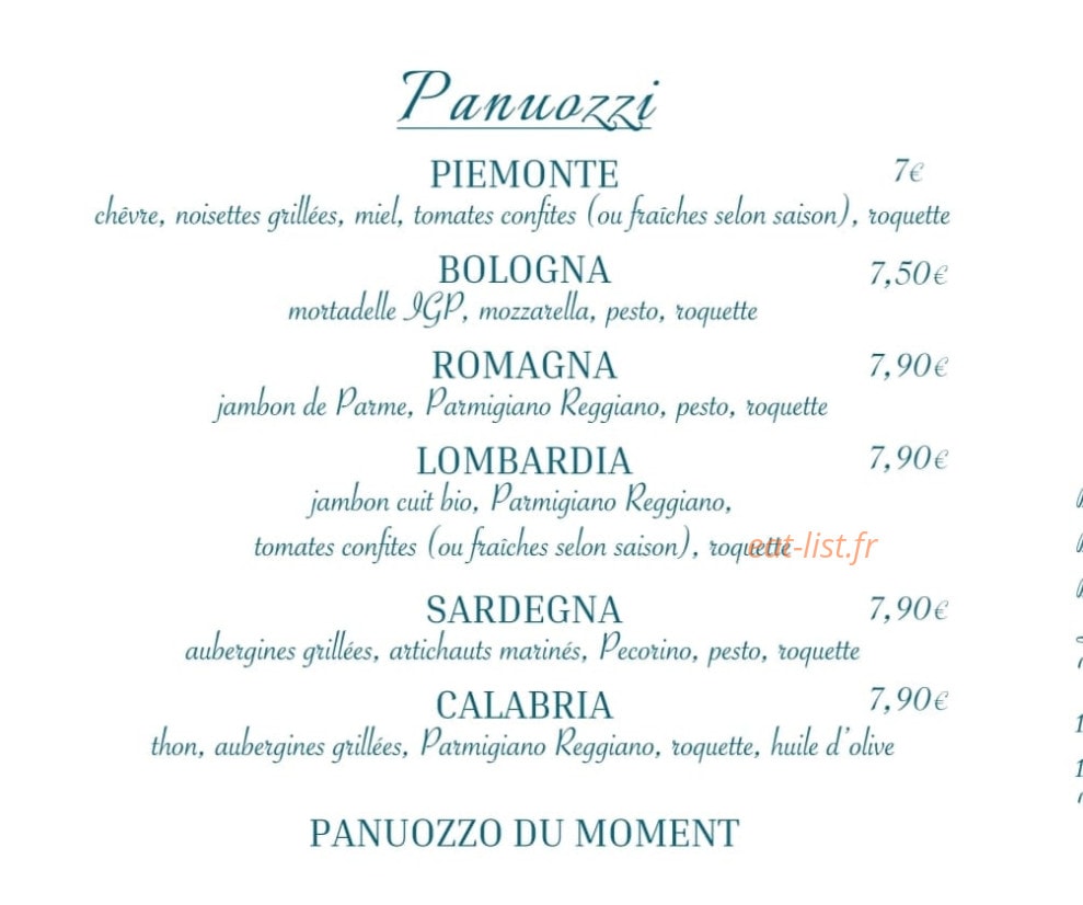 L'Impasto — carte page 3