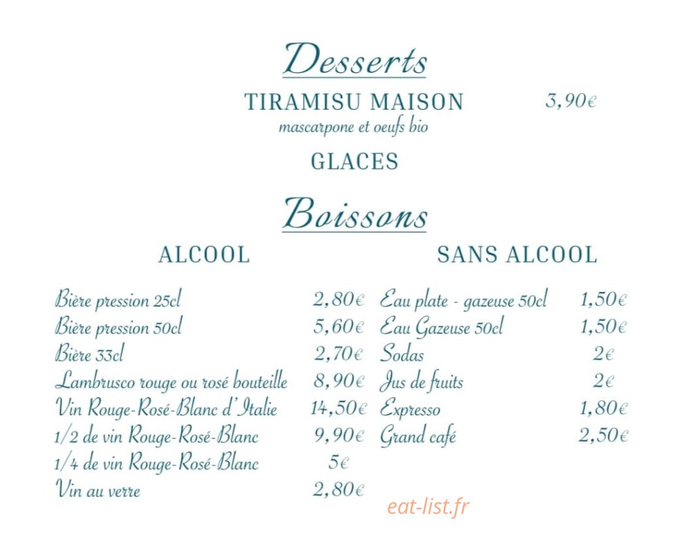 L'Impasto — carte page 4