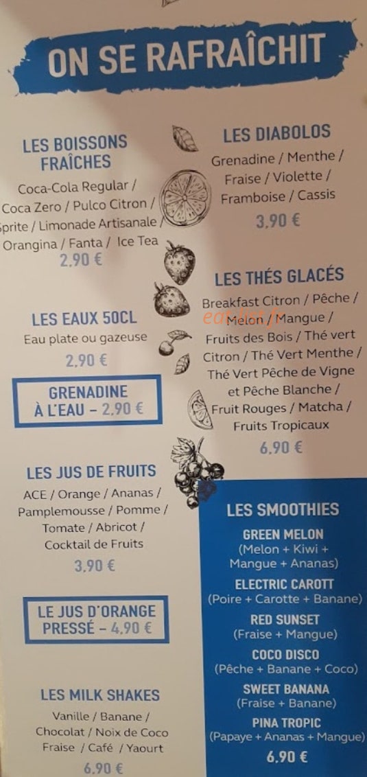 L'Instant Plaisir — carte page 3