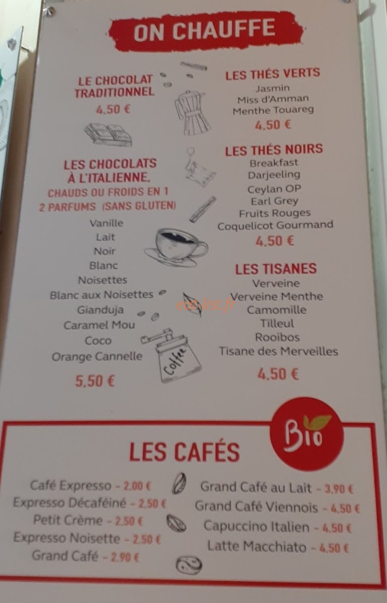L'Instant Plaisir — carte page 2