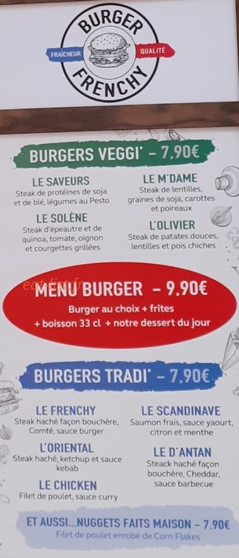 L'Instant Plaisir — carte page 1