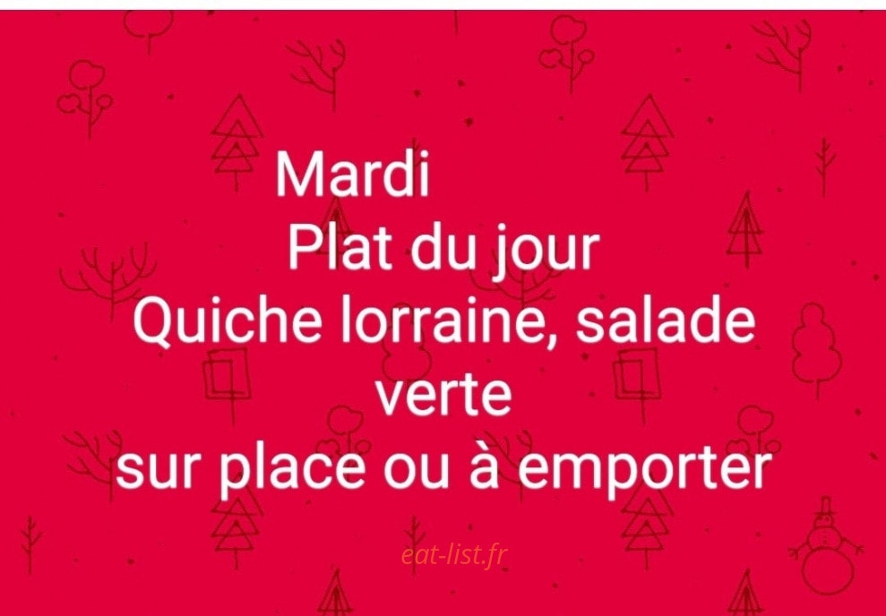 Le Bistroquet — carte page 1