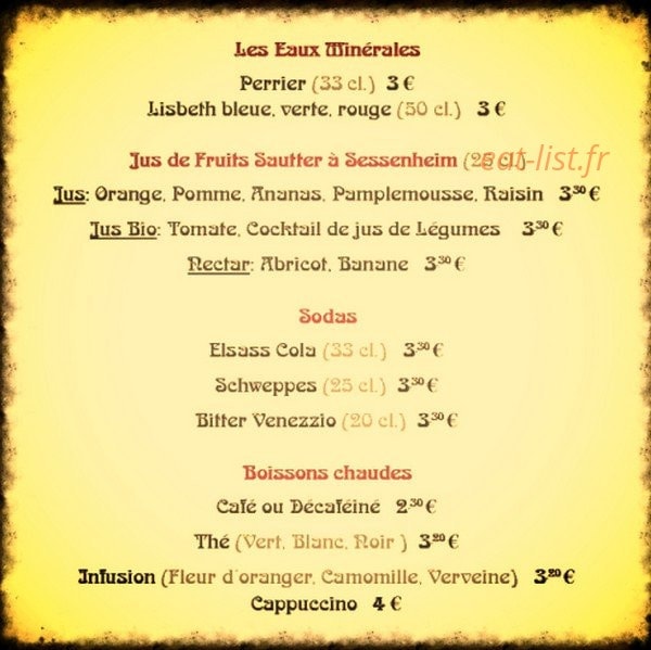 Les Bocaux de l'Agneau — carte page 6