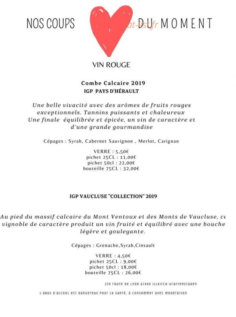 Saveurs & Saisons — carte page 5