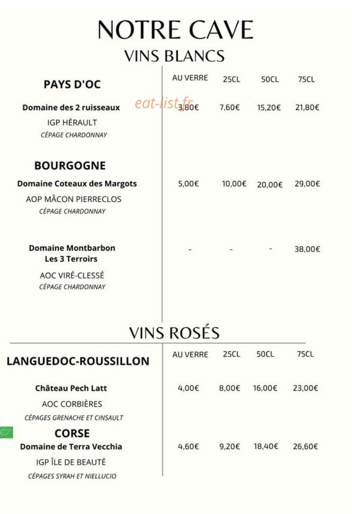 Saveurs & Saisons — carte page 10