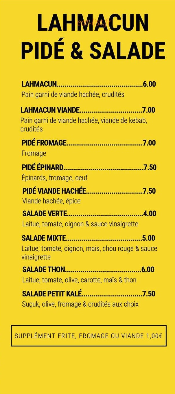 Le Petit Kale — carte page 5