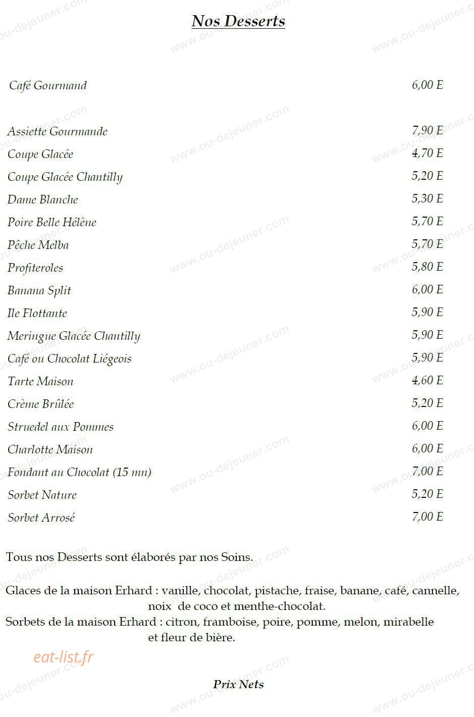 Restaurant Bim Buewele — carte page 7