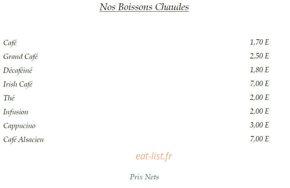 Restaurant Bim Buewele — carte page 8