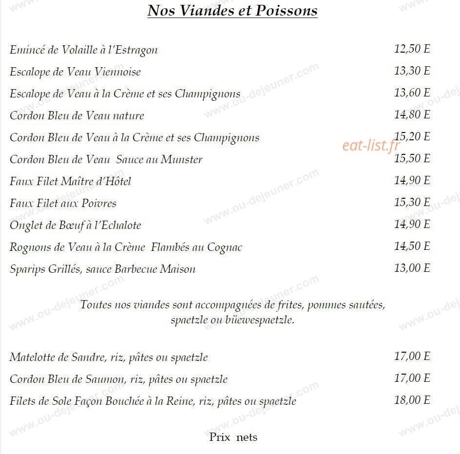 Restaurant Bim Buewele — carte page 5