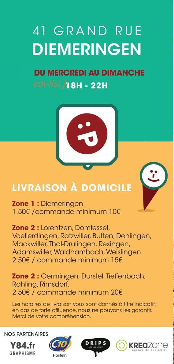 Pef Pizza — carte page 6