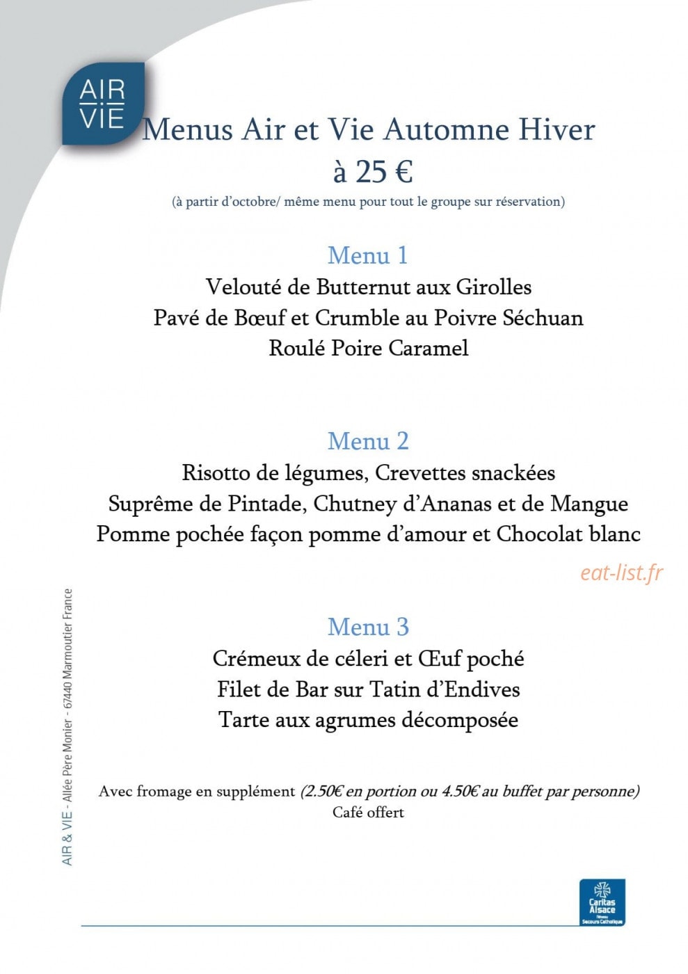 Air et Vie — carte page 2