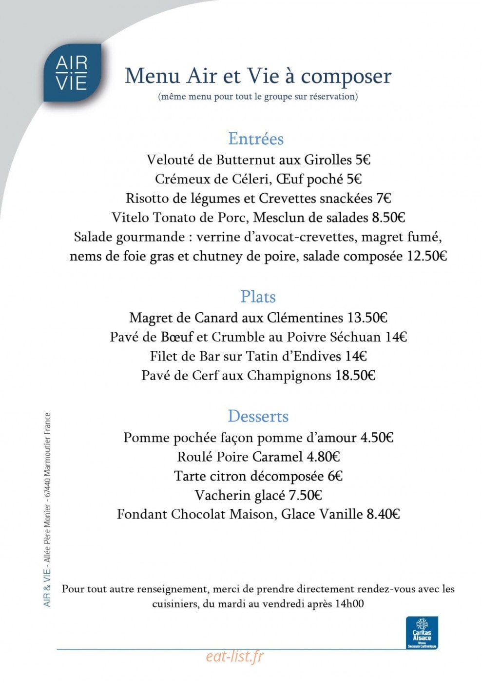 Air et Vie — carte page 3