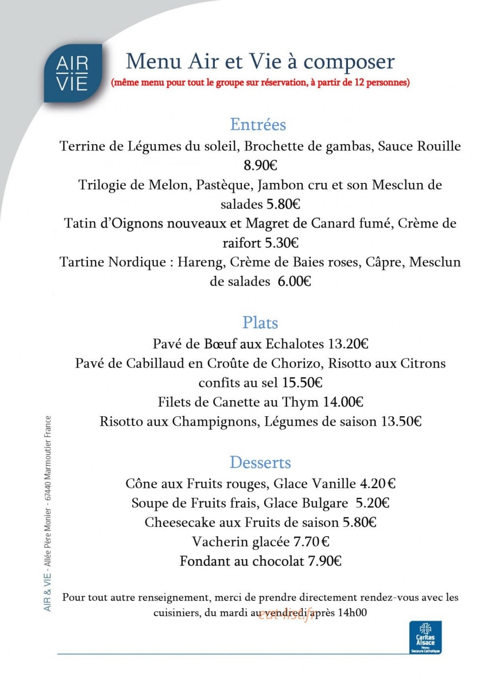 Air et Vie — carte page 7