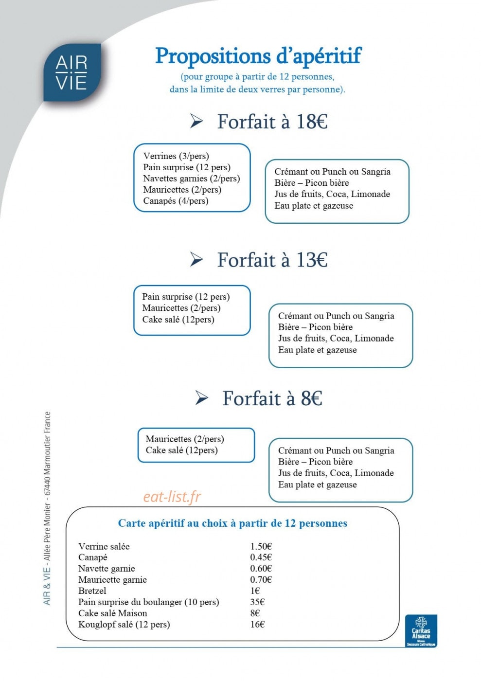 Air et Vie — carte page 10