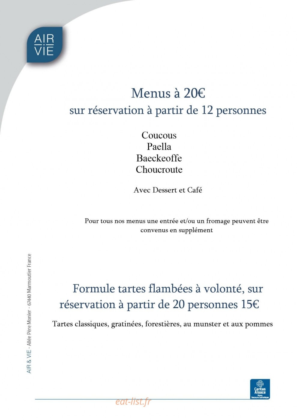 Air et Vie — carte page 8
