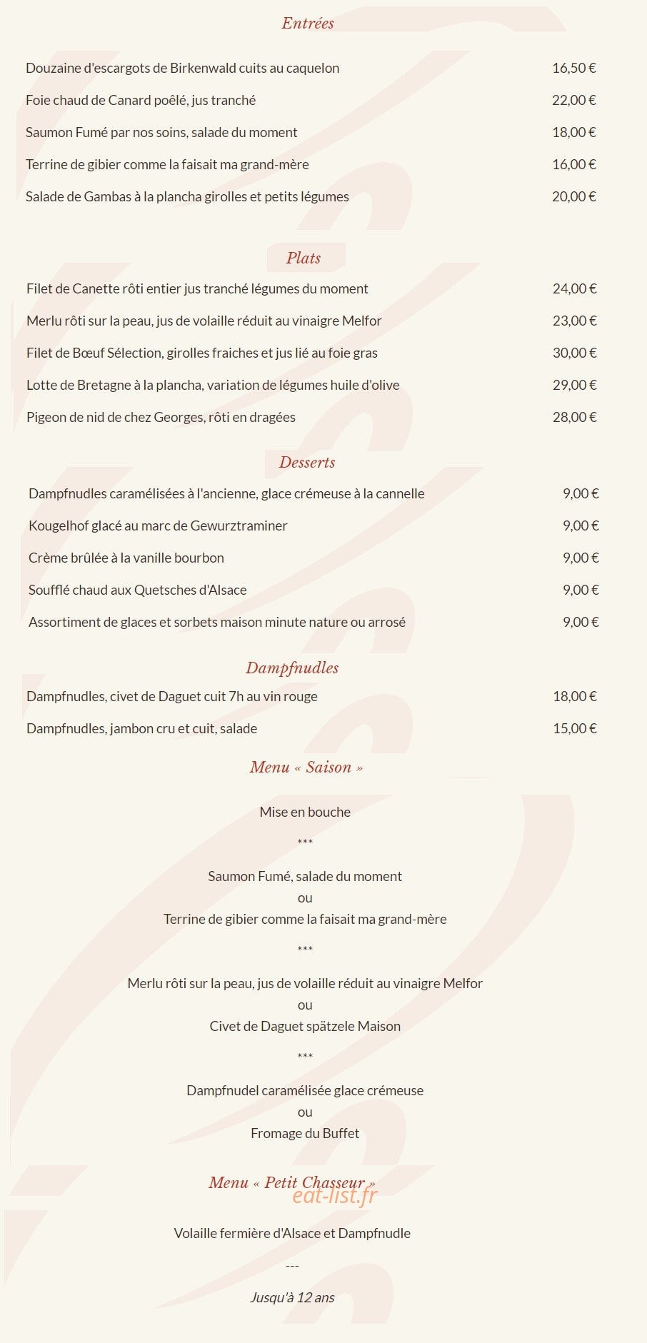 Chasseur Birkenwald — carte page 1