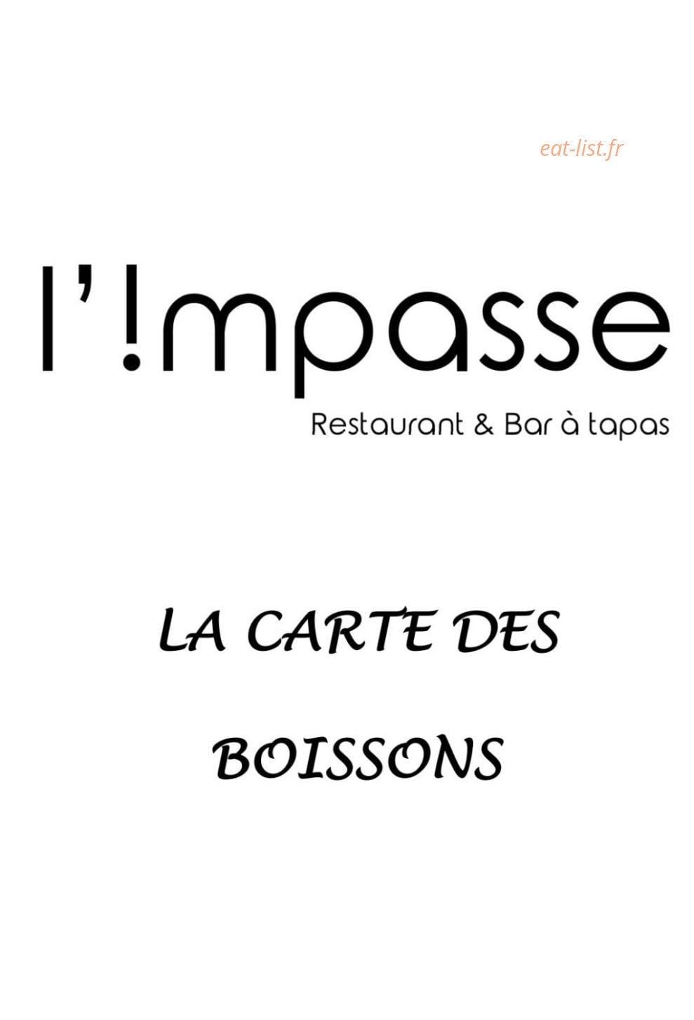 L'Impasse — carte page 3