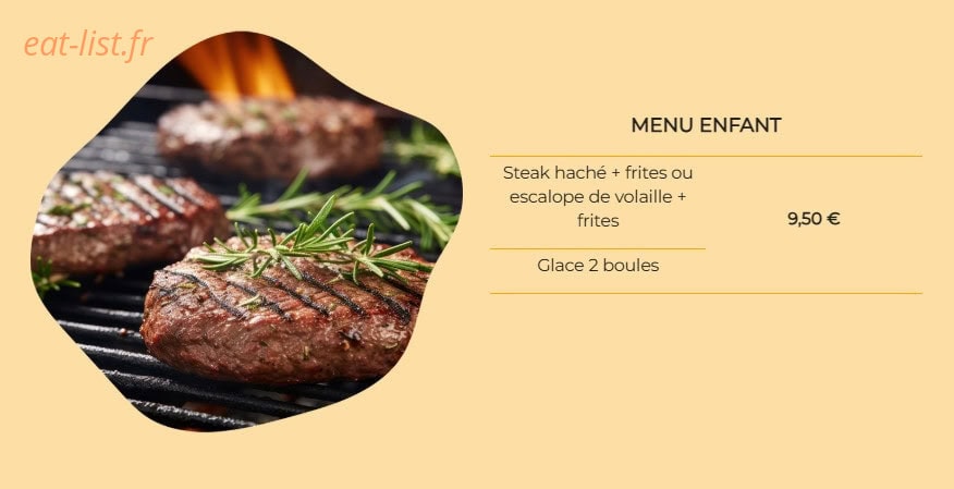Restaurant À la Souffel — carte page 4