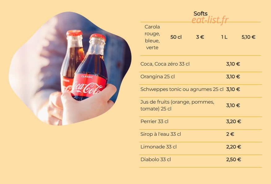 Restaurant À la Souffel — carte page 9