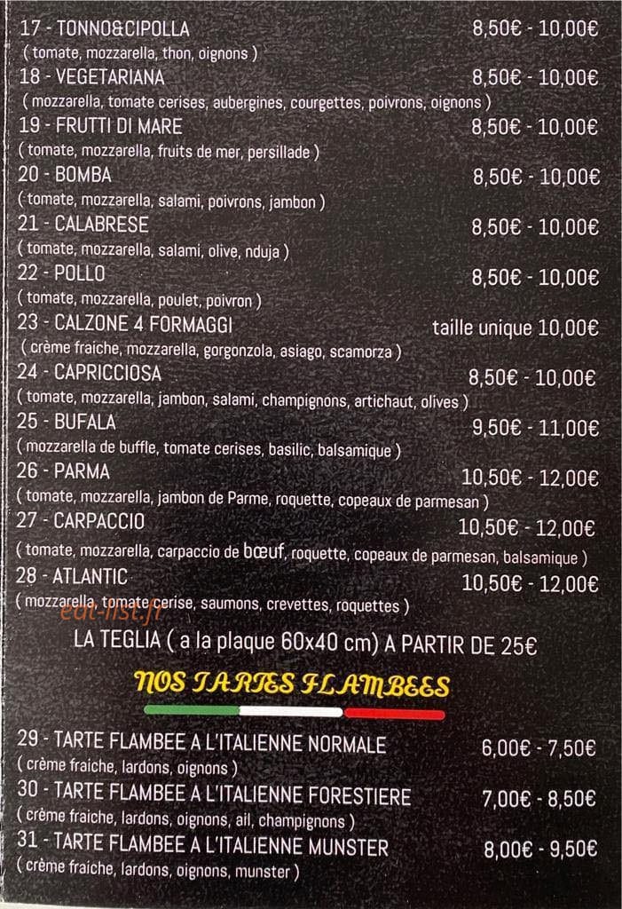 la casa della pizza — carte page 2